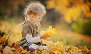 秋天儿童写真道具,儿童写真中的丰收季道具演绎